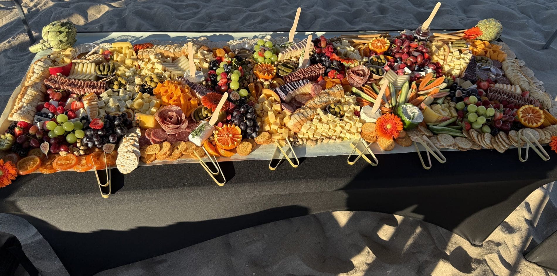 beach grazing table in Huntington Beach CA by Fork and Flare