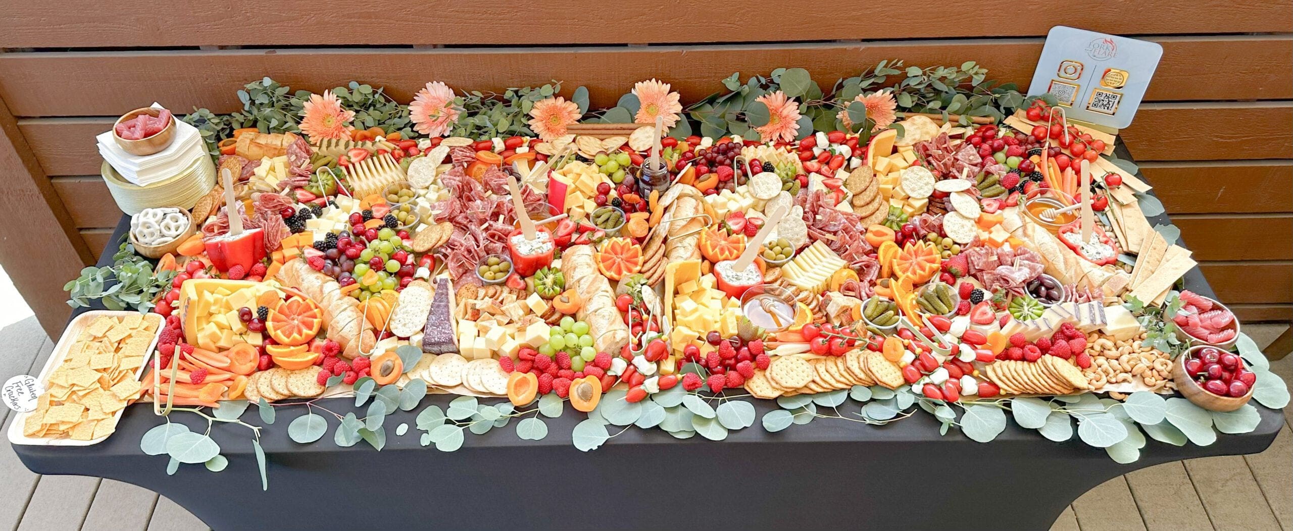 charcuterie grazing table Orange County, Fork and Flare charcuterie, luxury grazing table catering, charcuterie board delivery Orange County, upscale grazing table display, Southern California charcuterie catering, curated meat and cheese boards, artisan charcuterie spread, event catering Orange County, Fork and Flare grazing tables, wedding charcuterie board, corporate catering charcuterie, stylish grazing table setup, gourmet charcuterie arrangement, handcrafted cheese boards, grazing table for events, Orange County party catering, charcuterie near me, grazing table service, Dana Point charcuterie table