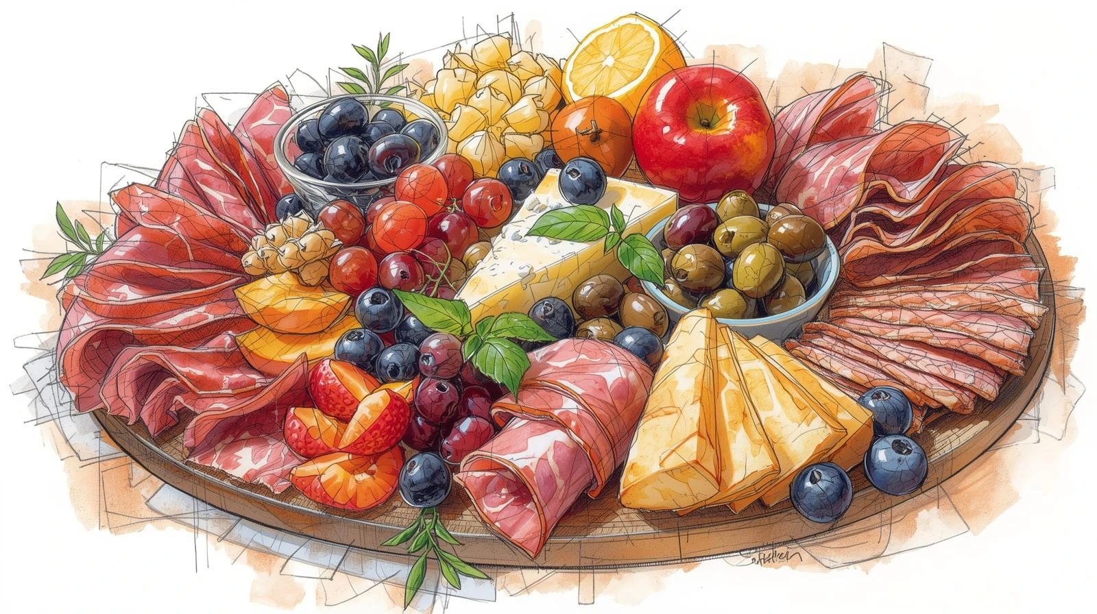 Fresh charcuterie blog image Fork and Flare