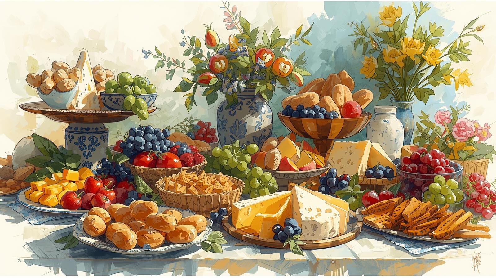 a-bountiful-grazing-table-emphasizing-the-freshness-of-the-food-items-with-bright-lively-colors