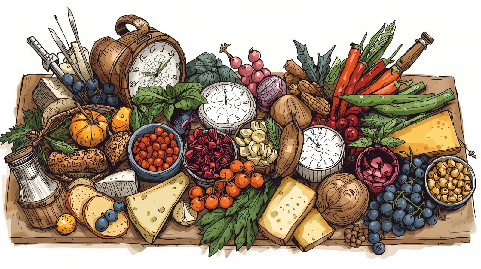 catering-spread-featuring-kosher-style-canapés