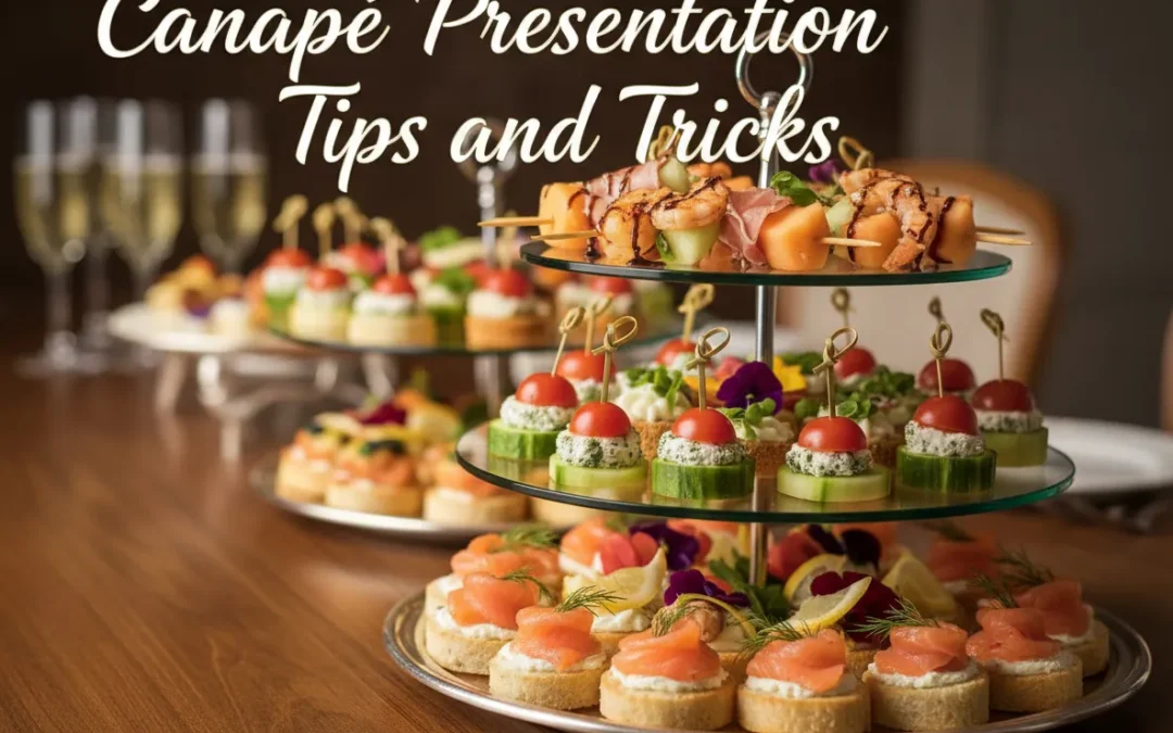 Canapé Presentation Tips and Tricks: How Pros Assemble Canapés with Style