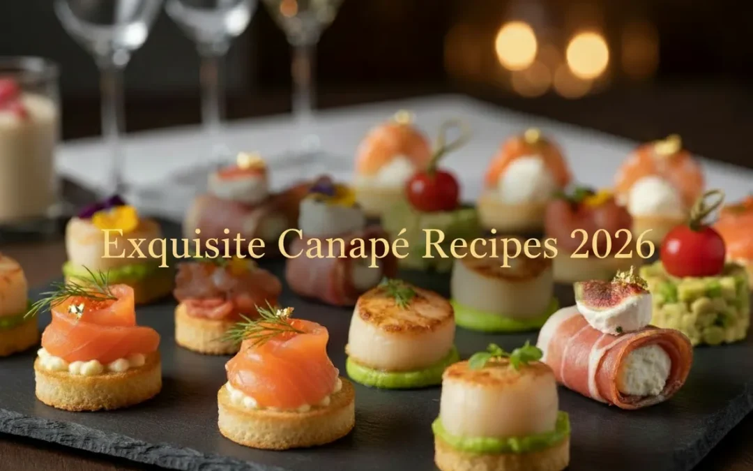 Luxury Canapes: Exquisite Canapé Recipes and Private Chef Dining Experiences