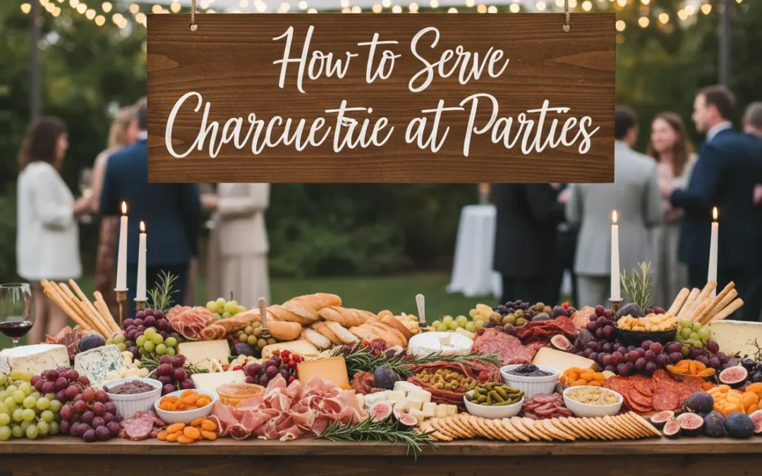 how to serve charcuterie at parties