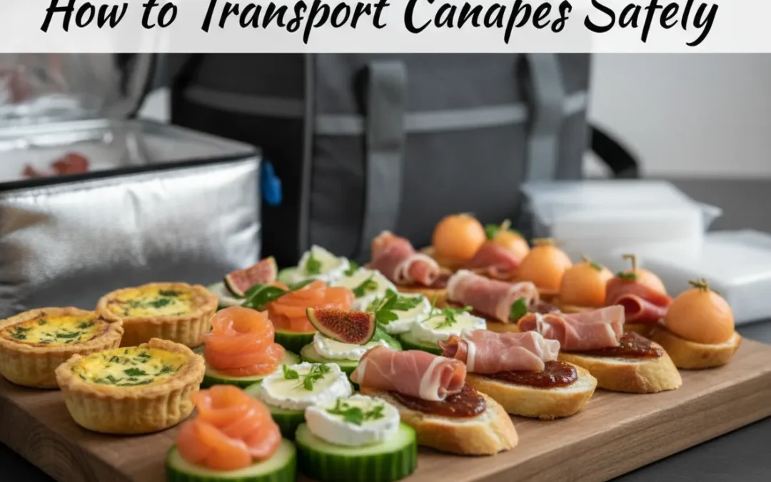 How to Transport Canapes Safely: Ensure Safe and Secure Delivery to Events