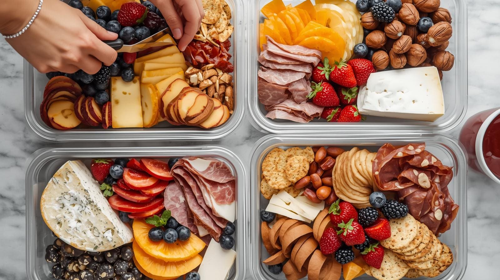 pre-transport-preparations-for-charcuterie-utilizing-secure-containers-to-prevent-movement