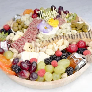 Thank you charcuterie board gift by Fork and Flare