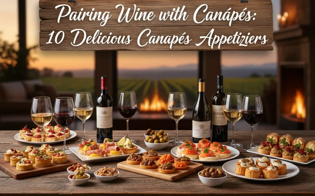 Pairing Wine with Canapes: 10 Delicious Holiday Canapés and Appetizers for Your Party