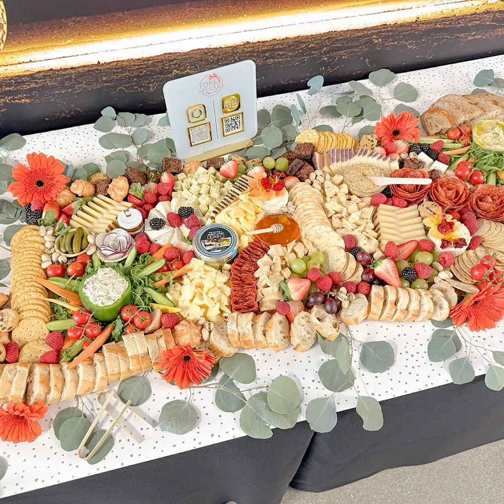 grazing table by Fork and Flare in Orange County