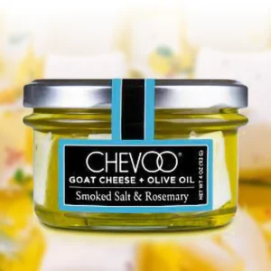 CHEVOO Smoked Salt & Rosemary - Marinated Goat Cheese