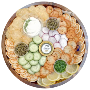 caviar board in Orange County California by Fork and Flare